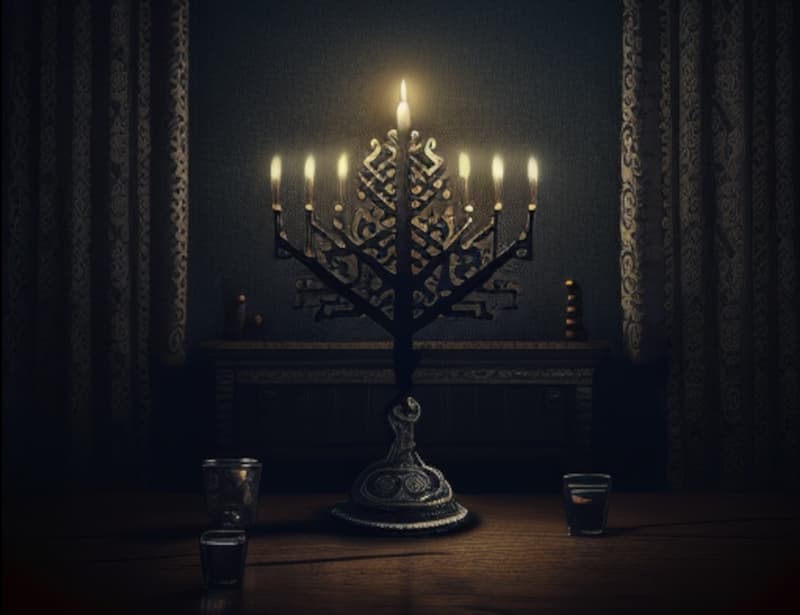 The menorah sacred Kabbalah magic